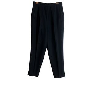 Garey Petites for Eaton black 100% wool dress pants